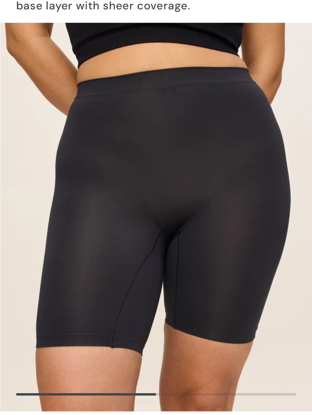ThighSociety 7’’ Cooling Short - M/L -Black
